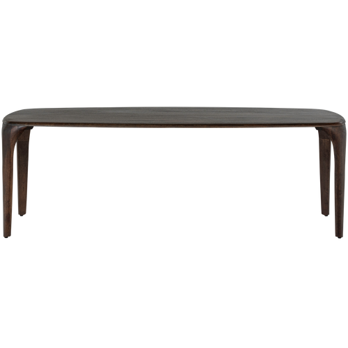 WOOOD eettafel Fiore - Mango Hout - Walnoot - 76x230x95