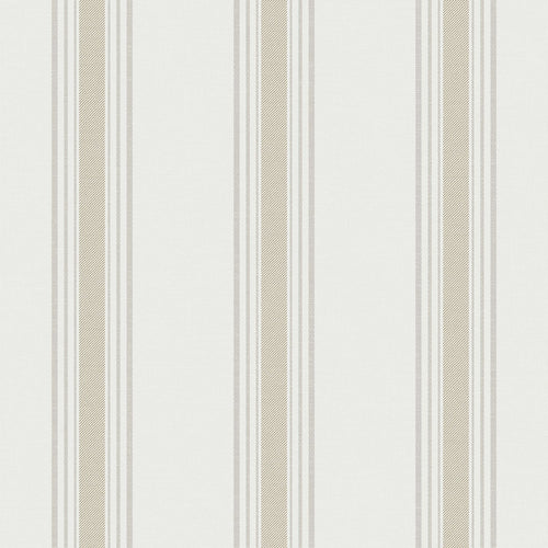 Sanders & Sanders behang strepen beige en grijs - 53 cm x 10.05 m - 640666