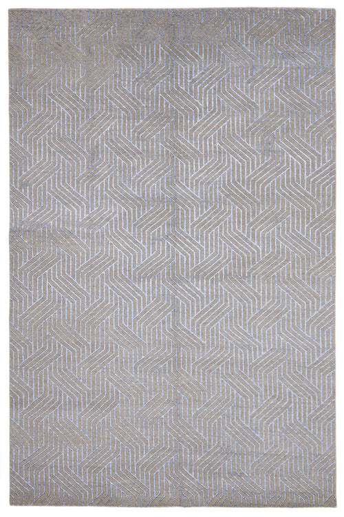 Vloerkleed MOMO Rugs Companion Grey Light Blue 250x300 - vtwonen shop