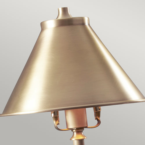 Elstead Provence - 1 lichte tafellamp antiek messing, E14