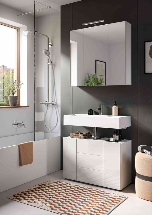 Furnilux Vira spiegelkast - 77cm x 82cm x 18cm - vtwonen shop