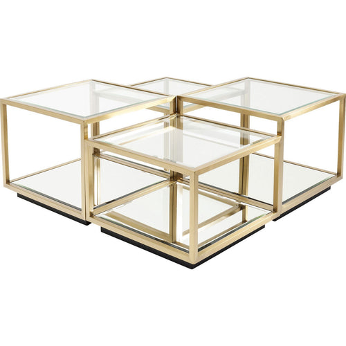 Kare Design Salontafel Luigi goud (4/Set) - vtwonen shop