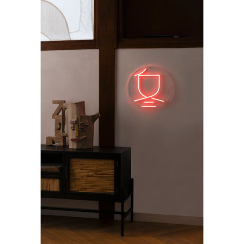 Dutchbone Sya Winter Neon Wandlamp - Oranje - vtwonen shop
