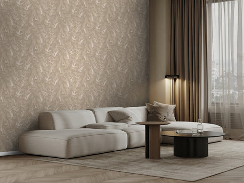 Origin Wallcoverings behang palmbladeren beige - 50 x 900 cm - 347890 - vtwonen shop