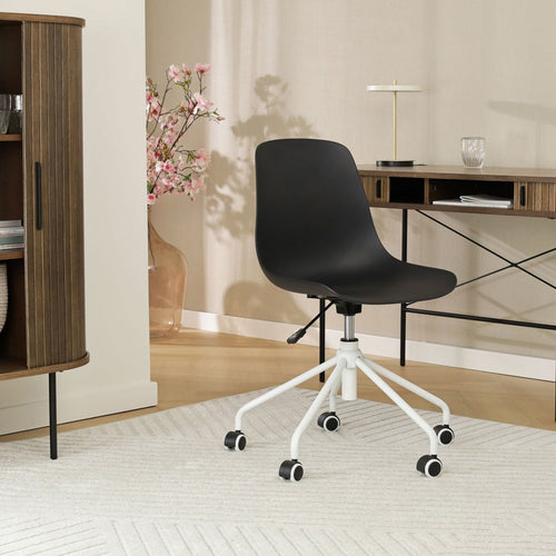 Nolon Nout-Pip Bureaustoelen Set van 2 - Zwart - Wit Onderstel - vtwonen shop