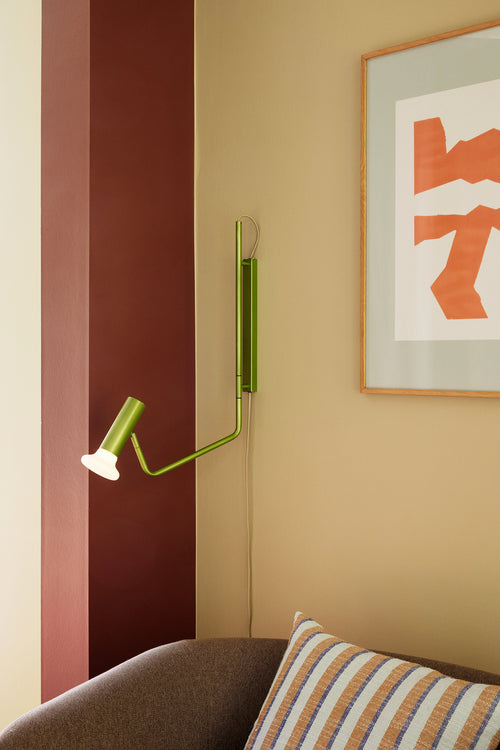 Hübsch wandlamp Wally - glas/ijzer - 45x10xh58cm, g9