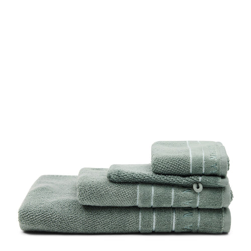 Rivièra Maison RM Elegant Towel moss 100x50 - Katoen - Moss Green - vtwonen shop