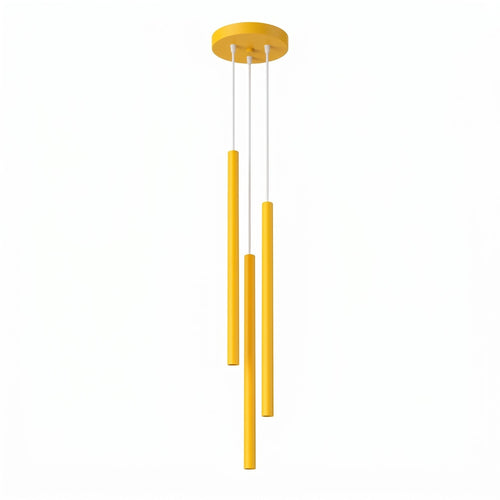 Sollux Lighting Hanglamp PASTELO 3P geel - 19,5x19,5x115cm