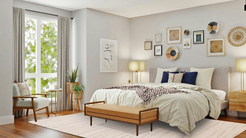 AFK Living vloerkleed Inuk - reliëfeffect - beige - 200 x 290 cm
