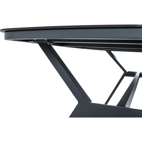 Lesli Living tuintafel Odense - grijs - 200x100cm