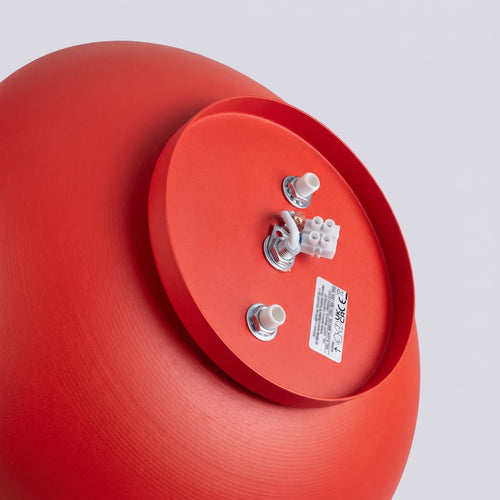 Sollux Lighting Plafondlamp OMIQ rood - 30x30x15cm