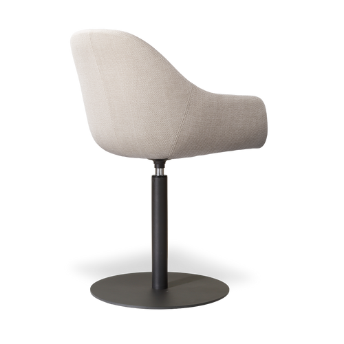 Nolon Niva-Mae tulp eetkamerstoel beige zwart - onderstel