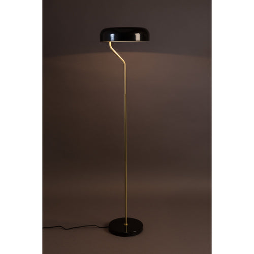 Dutchbone Eclipse Vloerlamp/ Staande lamp Zwart - vtwonen shop