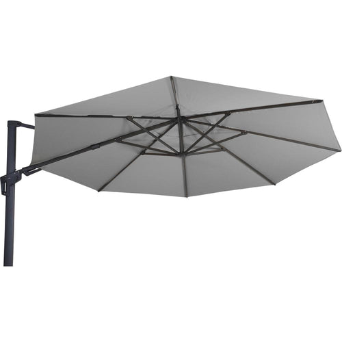 Lesli Living push-up parasol VirgoFlex - grijs - Ø350cm