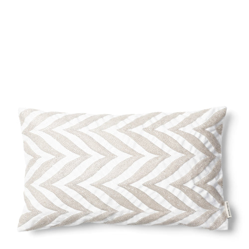 Rivièra Maison Giulia Pillow Cover 50x30 - Polyester - Wit - vtwonen shop