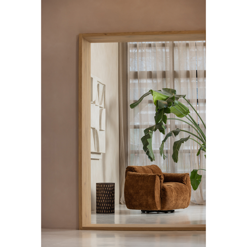 WOOOD kruk Perry - Hout - Donkerbruin - 49x30x30 - vtwonen shop