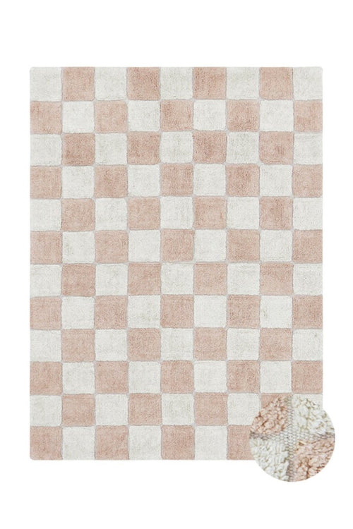 Lorena Canals wasbaar vloerkleed Kitchen Tiles Roos