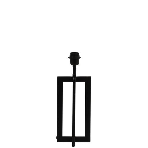 Light & Living tafellamp Mace/Chelsea - zwart, zilver - 30x30x56cm