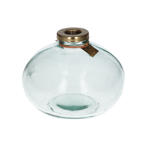 Return to Sender Vaas/ Kandelaar small recycled glas Happy Booby - vtwonen shop