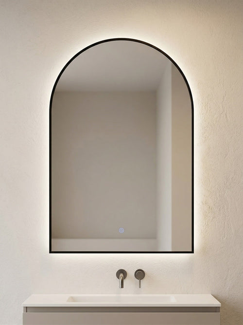 Badplaats Badkamerspiegel Tunis LED - 60 x 90 cm -  Badkamer Spiegel - Spiegel Douche