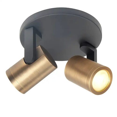 Highlight spot HALO - 2 lichts - 17  x 15   cm - zwart brons