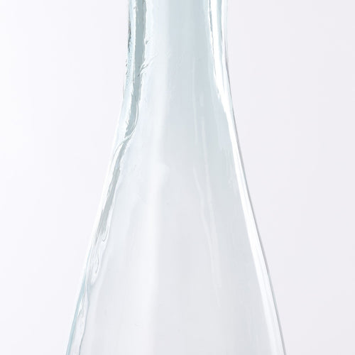 Mica Decorations Kyara Fles Vaas - H100 x Ø20 cm - Gerecycled Glas - Transparant