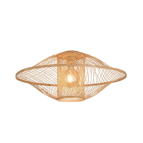 GOOD&MOJO plafonniere MAUI - bruin - Ø70cm - vtwonen shop