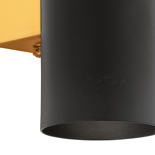 EGLO wandlamp Passa - 2 lichts - zwart, goud - vtwonen shop