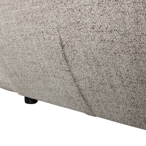 WOOOD loveseat Baggy -Geweven Stof - Naturel Melange  - 81x138x101