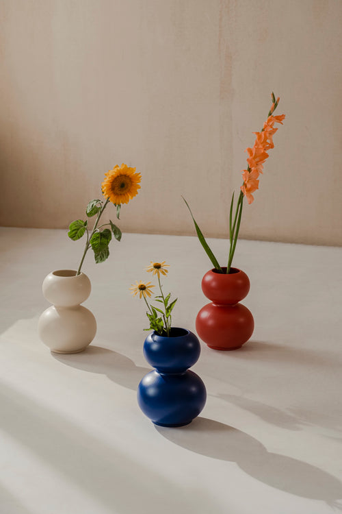 noo.ma TUGA Ceramic Vase - Piazza Beige - vtwonen shop