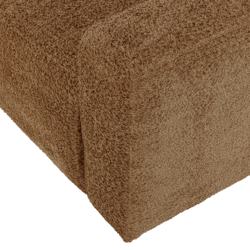 WOOOD 2-zits bank arm rechts Mojo Base - Wollig - Honinggeel - 74x185x97