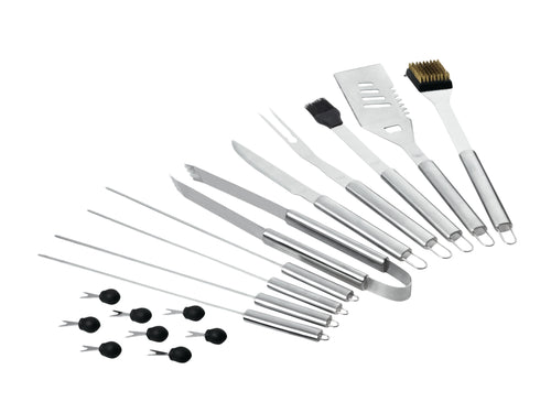 Leopold Vienna - Barbecue koffer - 18 delig - RVS - vtwonen shop