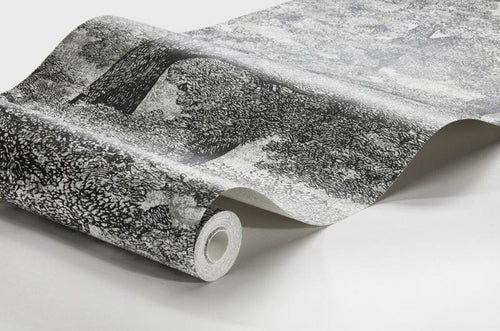 Borastapeter fotobehang jungle-motief grijs - 180 x 265 cm - 660786