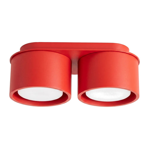 Sollux Lighting Plafondlamp MODO 2 rood Gx53 - 21x10x8cm