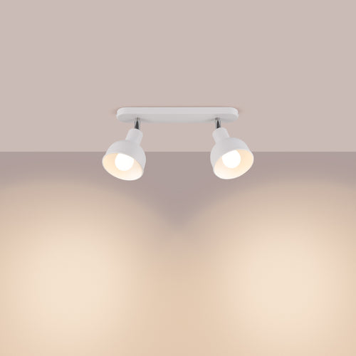 Sollux Lighting Plafondlamp ELBA 2 wit - 47x24x18,5cm
