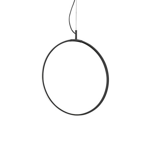 Ideal Lux CIRCUS Geïntegreerde LED-plafondlamp, 44 cm, zwart, 3000 K