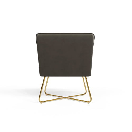 Sia Home - Fauteuils TALIA - Fluweel - Mol - 66cm