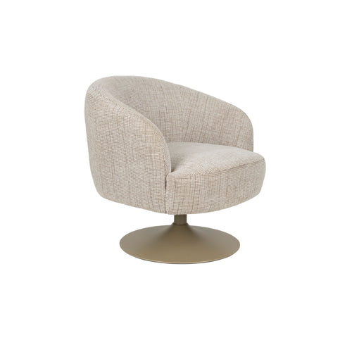 Housecraft Living Renate Fauteuil Draaibaar Beige/ Bruin - vtwonen shop