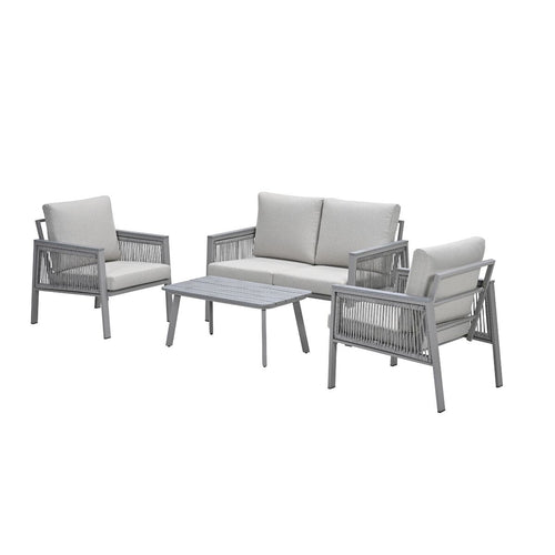 Garden Impressions Loungeset Kreta 4-delig - taupe
