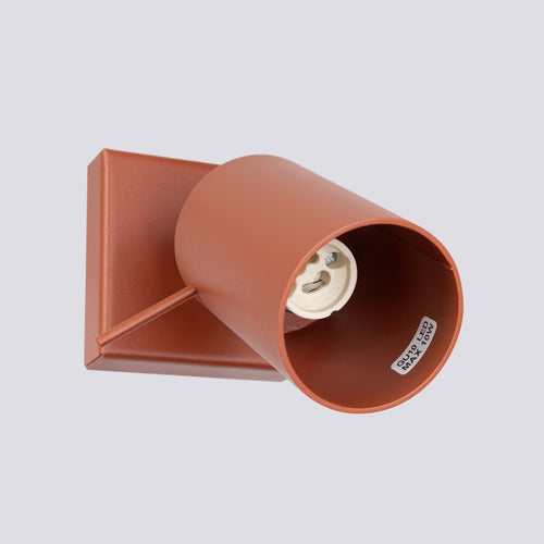 Sollux Lighting Wandlamp RING rood ochra - 8x16x8cm