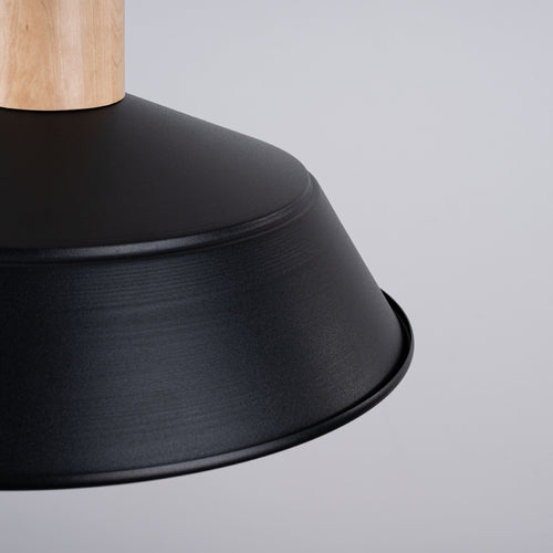 Sollux Lighting Hanglamp FANO zwart - 34x34x120cm