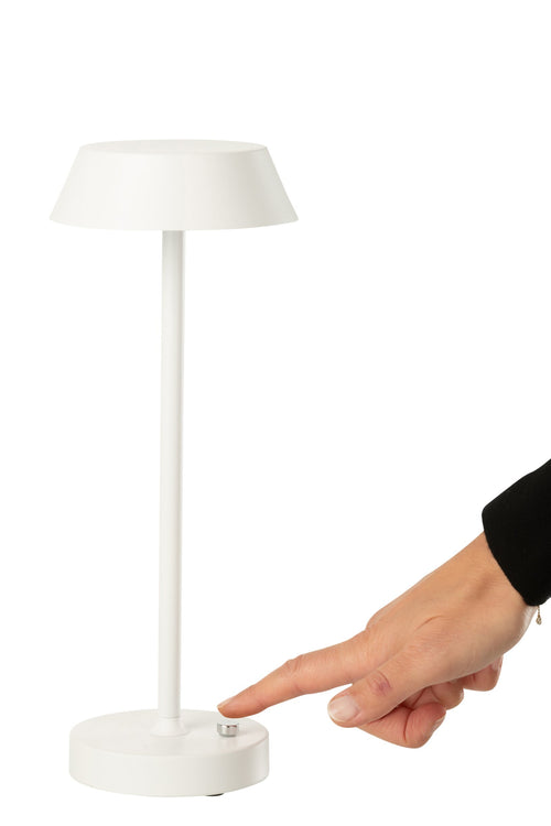 J-Line tafellamp Noé - metaal - wit