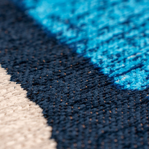 Louis De Poortere vloerkleed Diva Blue - blauw - 80x150cm