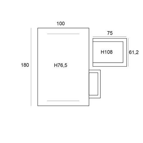 Garden Impressions tuinset Santana - Adana - donker grijs - 220x100 cm - 7-delig