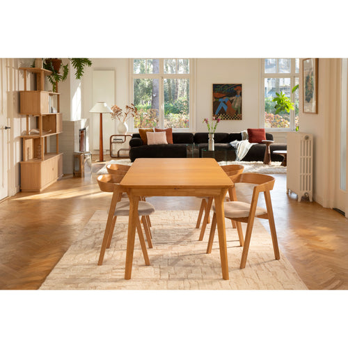 Zuiver Ellen Uitschuifbare Eettafel 180/220x90 cm Naturel