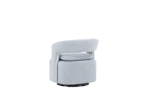 Rebellenclub Fauteuil Akando - Licht blauw bouclé - vtwonen shop