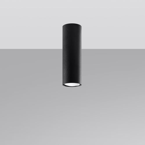 Sollux Lighting Plafondlamp LAGOS 20 zwart - 6x6x20cm