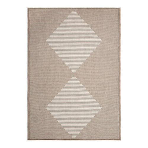 Buitenkleed Kite - Naturel/Wit - dubbelzijdig - EVA Interior - 160 x 230 cm - vtwonen shop