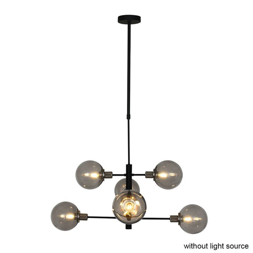 Steinhauer hanglamp Constellation - 6 lichts - 101x 150 cm - zwart - vtwonen shop