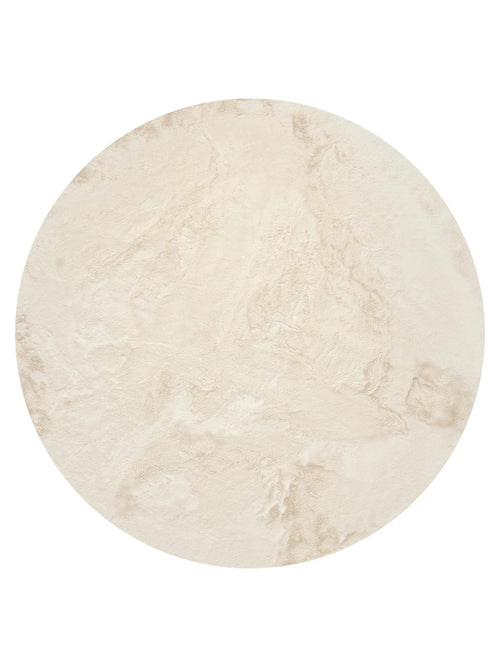 benuta nepbont vloerkleed Dave - crème - ø 120 cm